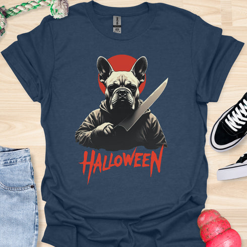 Halloween - V7 - Japanese Frenchie Assassin T-Shirt